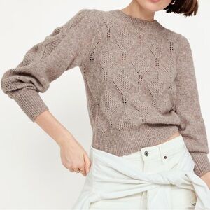 Old Navy Pointelle Sweater NWOT